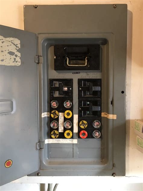 are old electric entrance boxes with fuses safe|fuse panels dangerous.